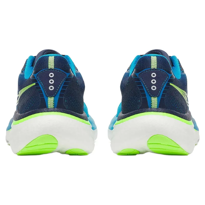 Saucony Ride 19 Men's Running Shoes - Cobalt/Slime-3