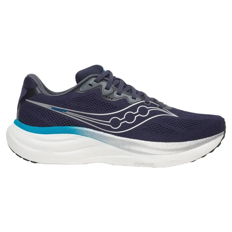 Saucony Ride 19 Men's Running Shoes in Naval/Cobalt