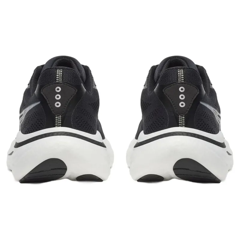 Saucony Ride 19 Wide Men's Running Shoes - Black/Silver-3