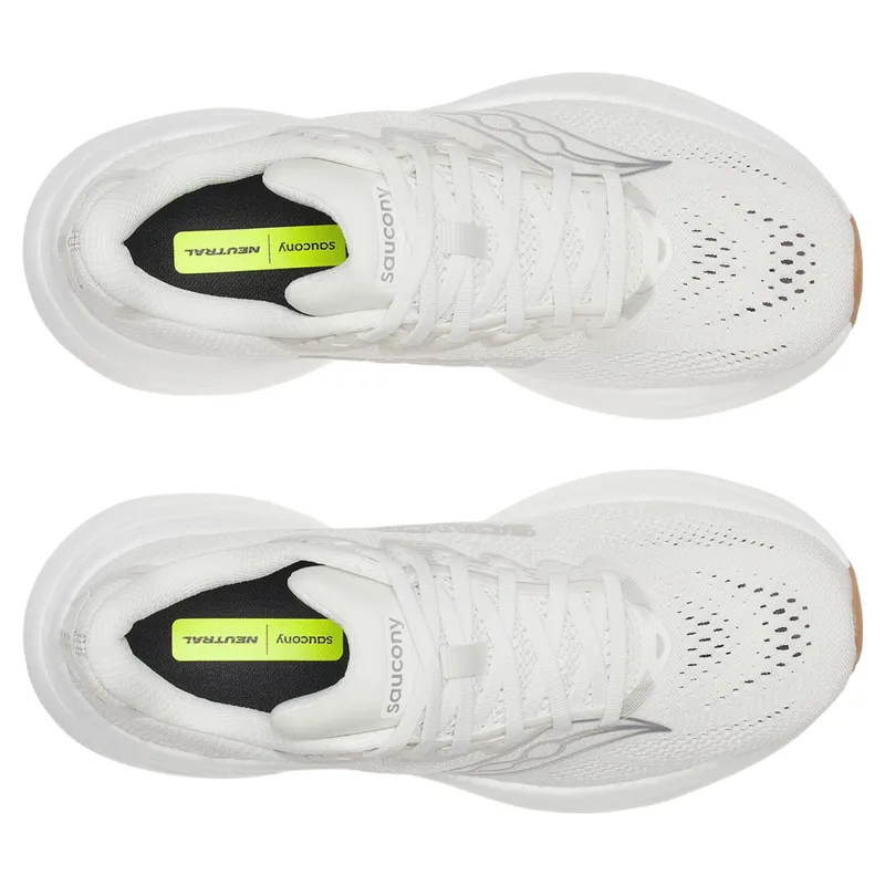 Saucony Ride 19 Women's Running Shoes - Ivory/Gum-5