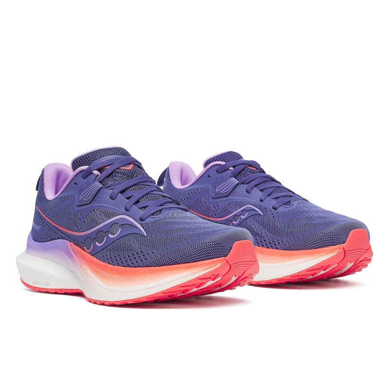 Saucony Tempus 2 Women's Running Shoes - Marine/Crocus-2