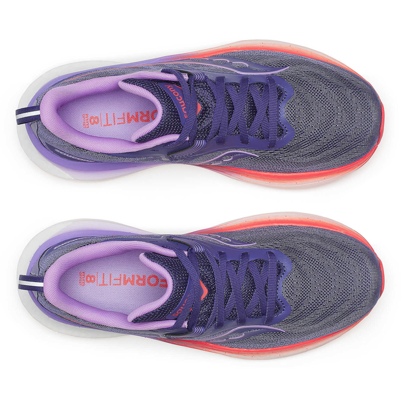 Saucony Tempus 2 Women's Running Shoes - Marine/Crocus-4