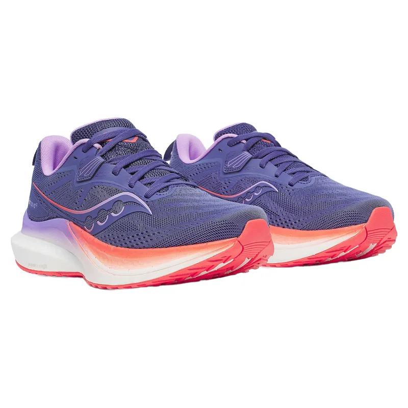 Saucony Tempus 2 Women's Running Shoes - Marine/Crocus-2
