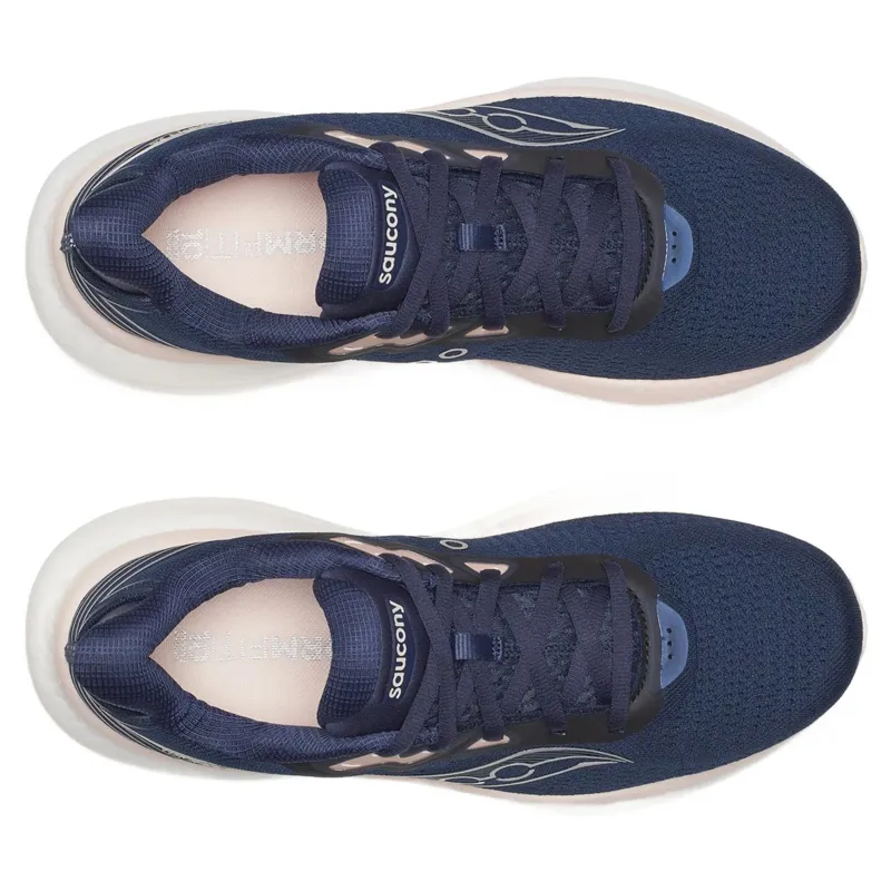 Saucony Triumph 23 Women's Running Shoes - Navy/Cameo-4