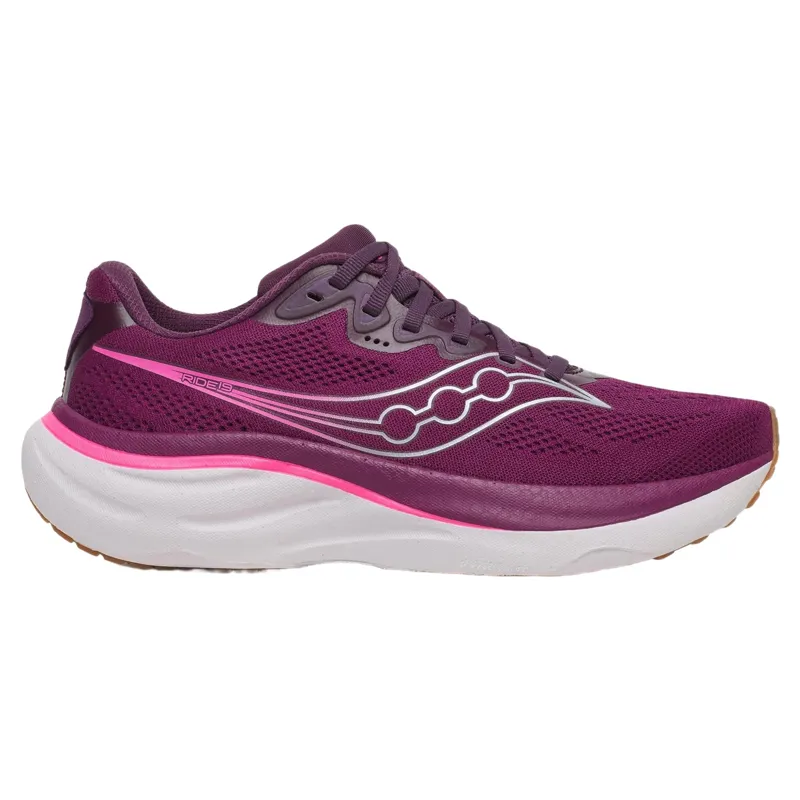 Saucony Ride 19 Women's Running Shoes - Plum/Eggplant