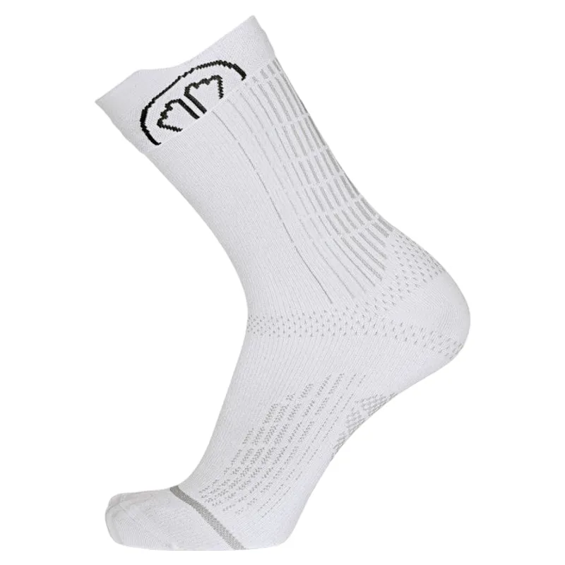 Sidas Run Anatomic Crew Running Socks - White - UK 4-5-1
