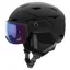 Smith Survey Visor Ski Helmet w. Photochromic Rose Flash Lens - Black