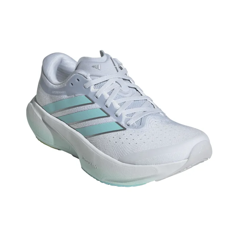 Adidas Supernova Rise 3 Women's Running Shoes - Halo Blue/Aqua/Lime-2