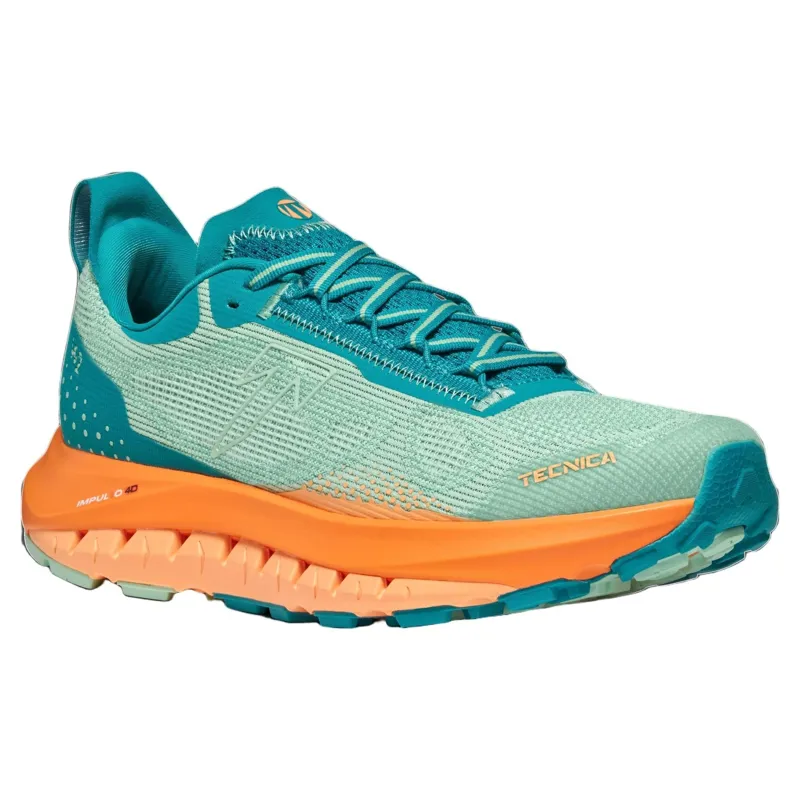 Tecnica Pyrox Hybrid WS Women's Trail Running Shoes - Grey/Green-2