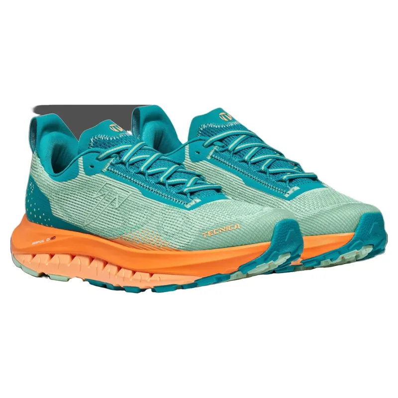 Tecnica Pyrox Hybrid WS Women's Trail Running Shoes - Grey/Green-3