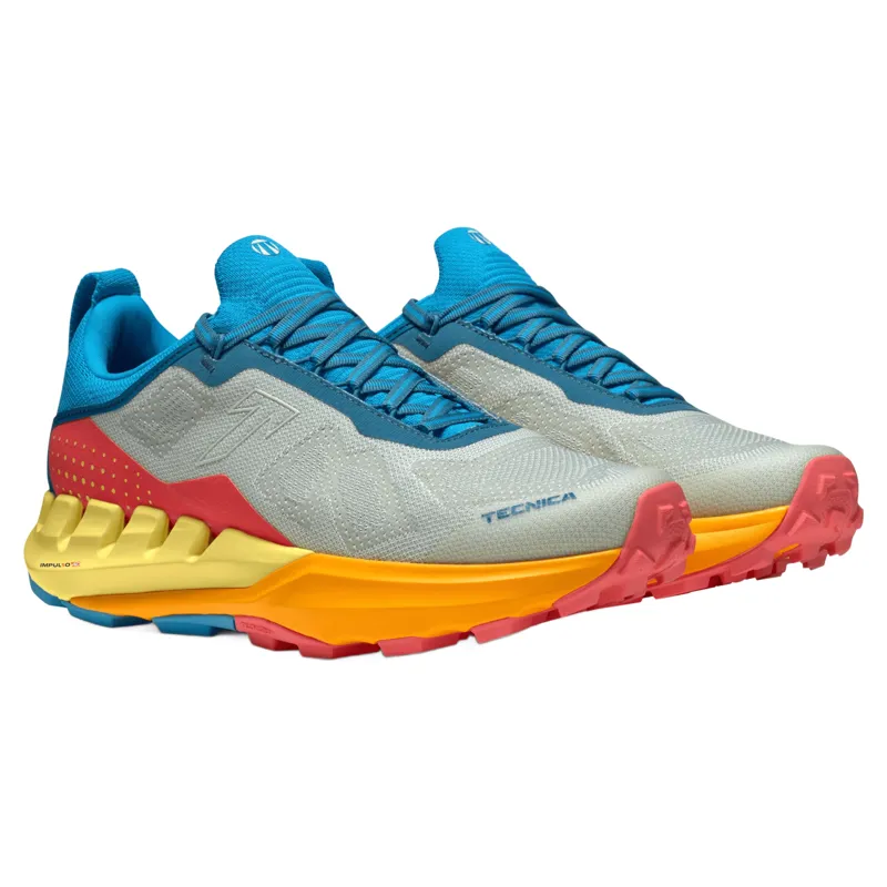 Tecnica Pyrox Xplore Men's Trail Running Shoes - Ice Grey/Blue-3