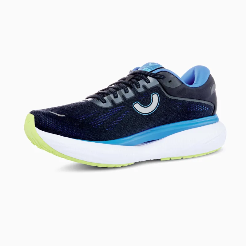 True Motion U-TECH Aion 3 Men's Running Shoes in Black/Blue/Acid Lime-2