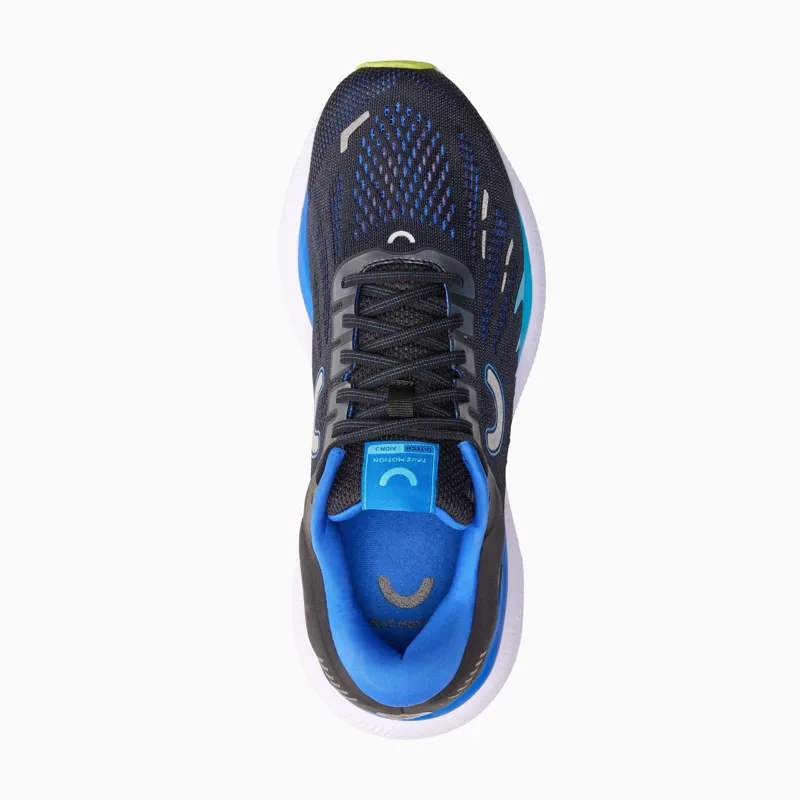True Motion U-TECH Aion 3 Men's Running Shoes in Black/Blue/Acid Lime-4