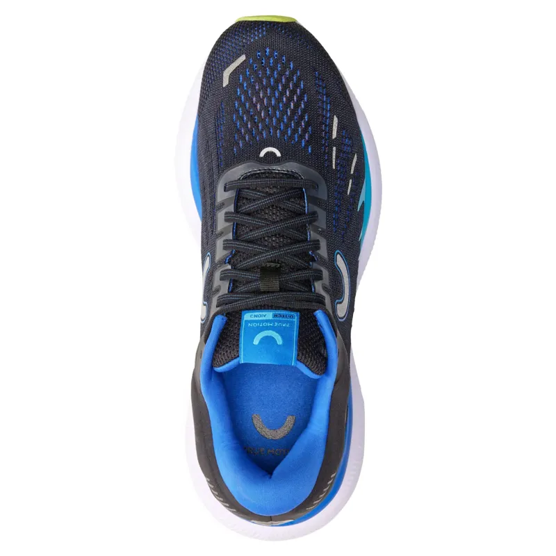 True Motion U-TECH Aion 3 Men's Running Shoes in Black/Blue/Acid Lime-4