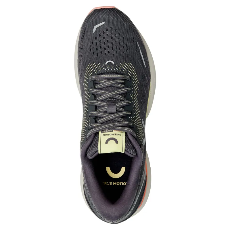 True Motion U-TECH Nevos 3 Women's Running Shoes - Asphelt/Peach-3