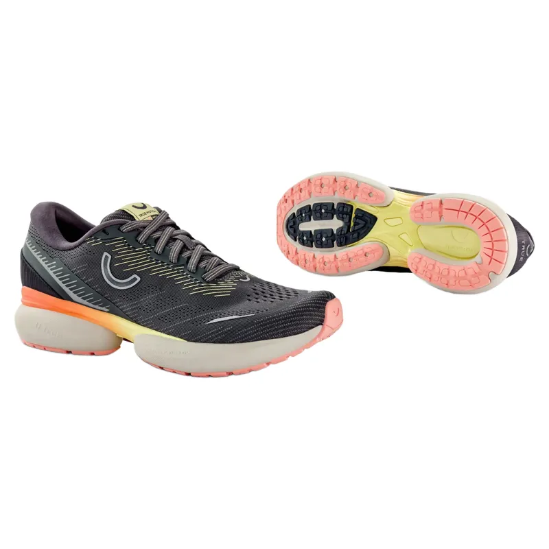 True Motion U-TECH Nevos 3 Women's Running Shoes - Asphelt/Peach-5