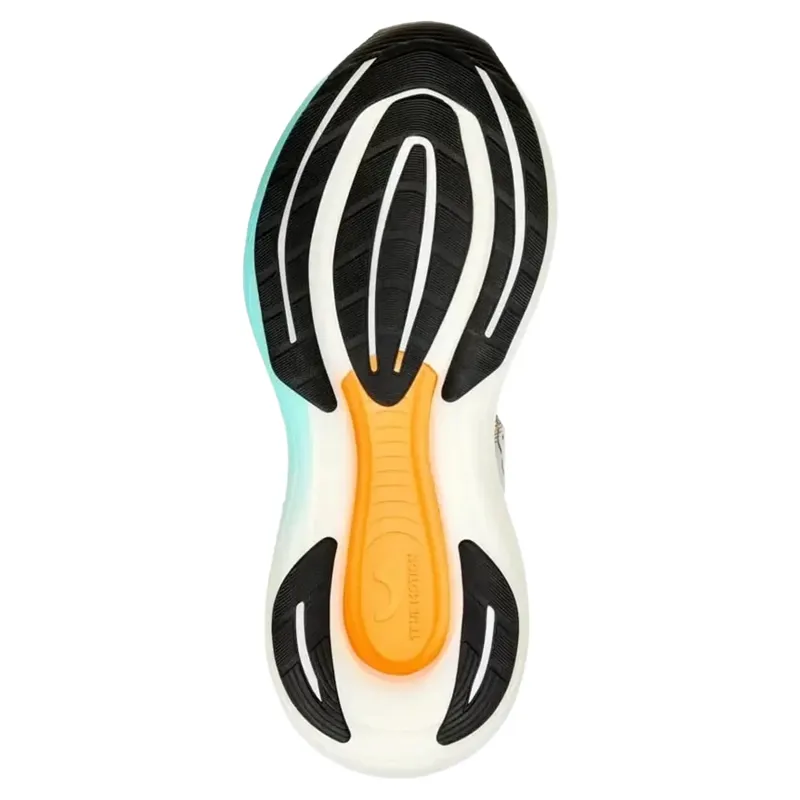 True Motion U-TECH Solo 2 - White/Tangelo/Aqua Splash-5