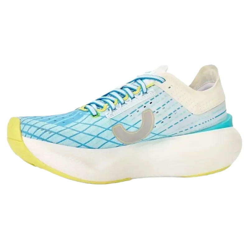 True Motion U-TECH Solo 2 Women's Running Shoes - White/Oyster/Blue-1