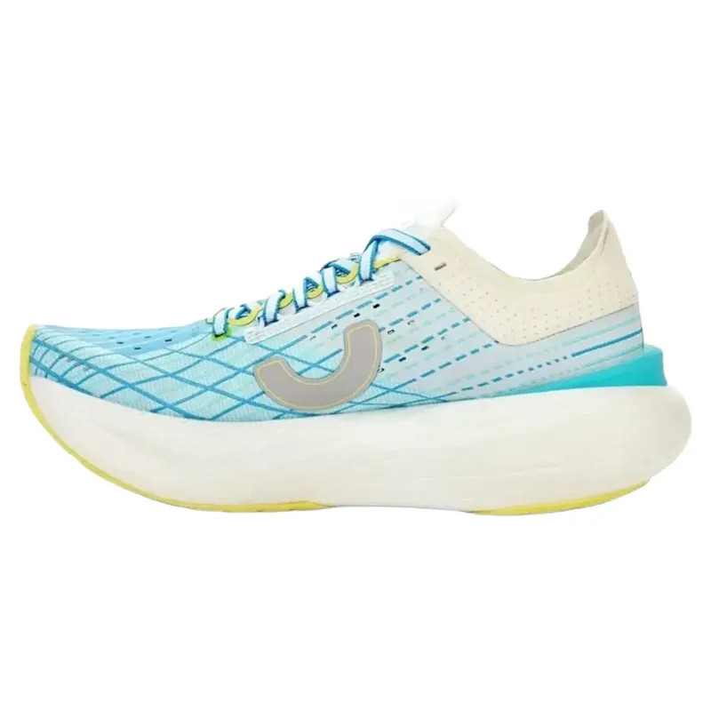 True Motion U-TECH Solo 2 Women's Running Shoes - White/Oyster/Blue-2