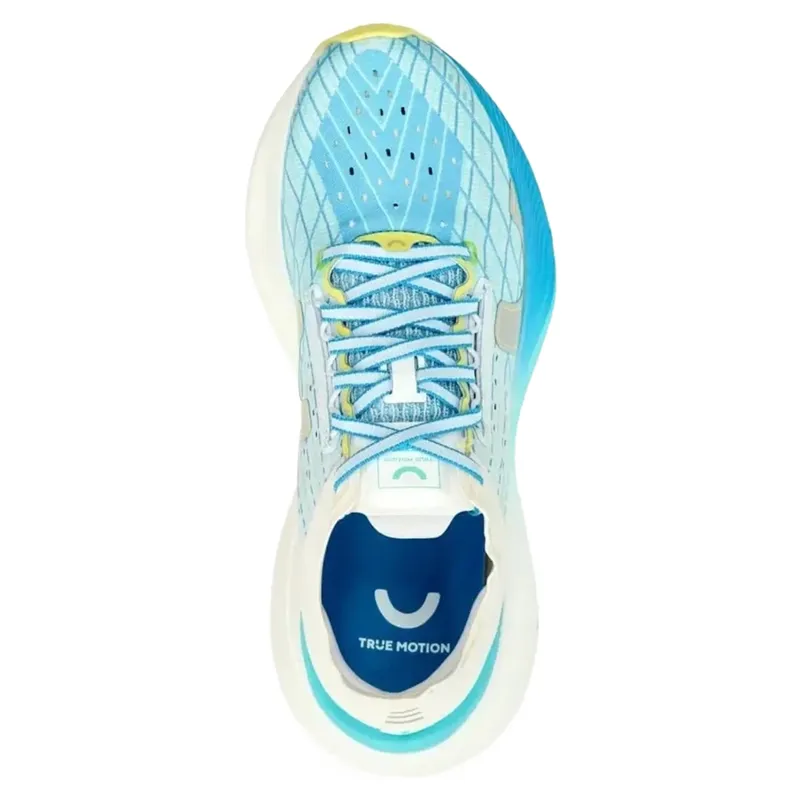 True Motion U-TECH Solo 2 Women's Running Shoes - White/Oyster/Blue-4